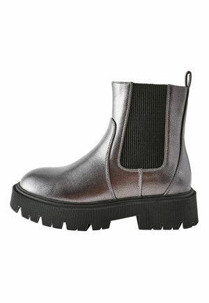 CHUNKY CHELSEA - Stövletter - silver metallic
