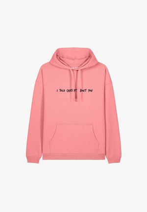 I TOLD CHATGPT ABOUT YOU EMBROIDERY - Sweat à capuche - pink