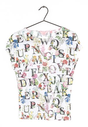 T-shirt med print - multi-coloured