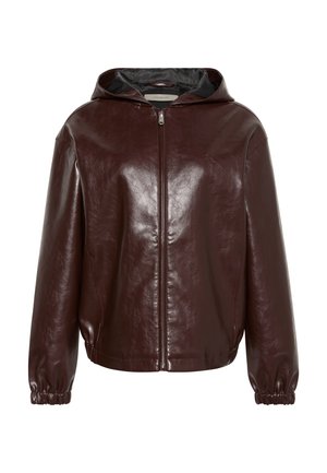 Calvin Klein Jeans, - Kurtka ze skóry ekologicznej