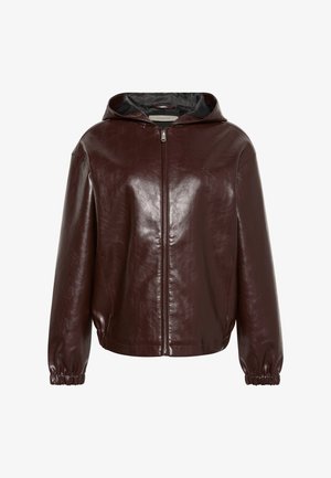 Calvin Klein Jeans, Chaqueta de cuero sintético - dark coffee