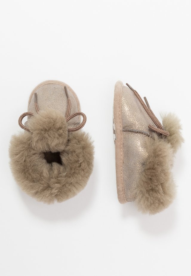 BAMBI LUX - First shoes - taupe/gold
