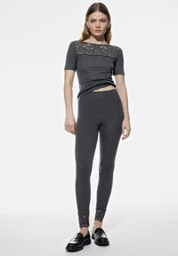 mey Print T-shirt - thunder grey