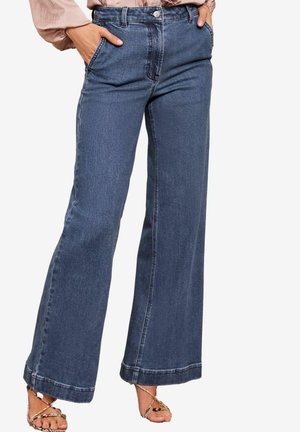 Friends Like These WIDE  - Flared Jeans - mid blue