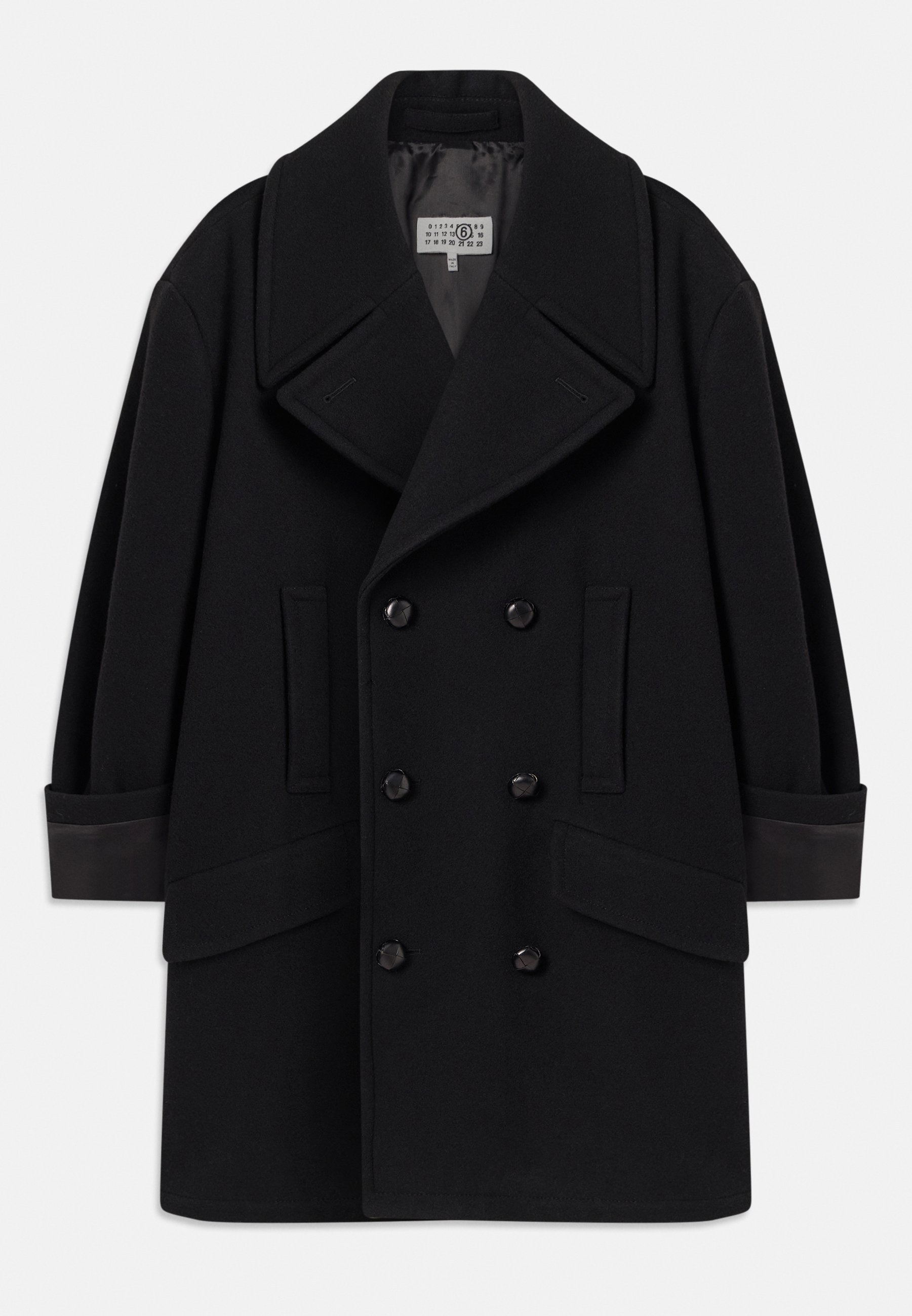 MM6 Maison Margiela COAT - Classic coat - black - Zalando.co.uk