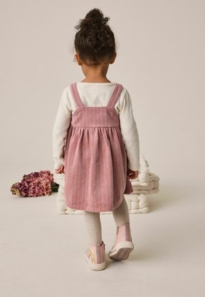 Next, REGULAR FIT - SLEEVELESS CORD PINAFORE - Shirt dress - pastel pink