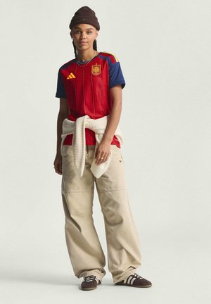 Print T-shirt - vivid red