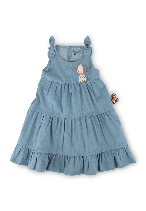 FUNNY DOG - Jeanskleid - blau