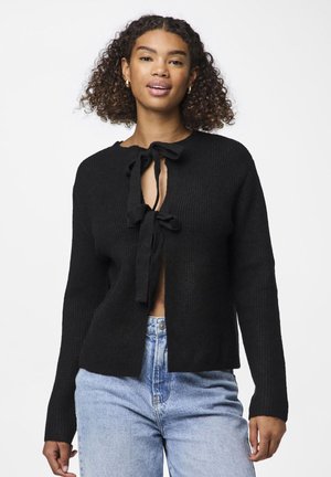 Pieces, PCSILLY Tie - Cardigan - black