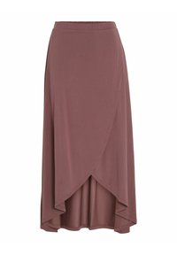 VILA WICKELOPTIK - sukňa v tvare A - rose brown