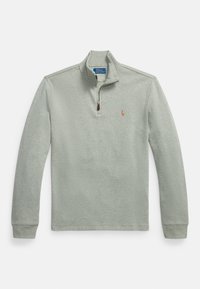 ESTATE-RIB QUARTER-ZIP PULLOVER - Trui - greenery heather