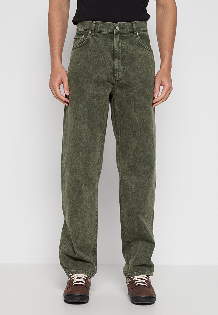 Woodbird Wijde jeans donkergroen Woodbird Wijde jeans donkergroen