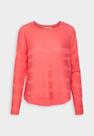 ONLCAVIAR - Strikkegenser - sun kissed coral