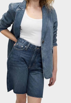 Giacca di jeans - mottled blue