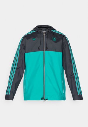 adidas Originals LIVERPOOL FC ICON PARKA - Roupa de discoteca - black/sea green