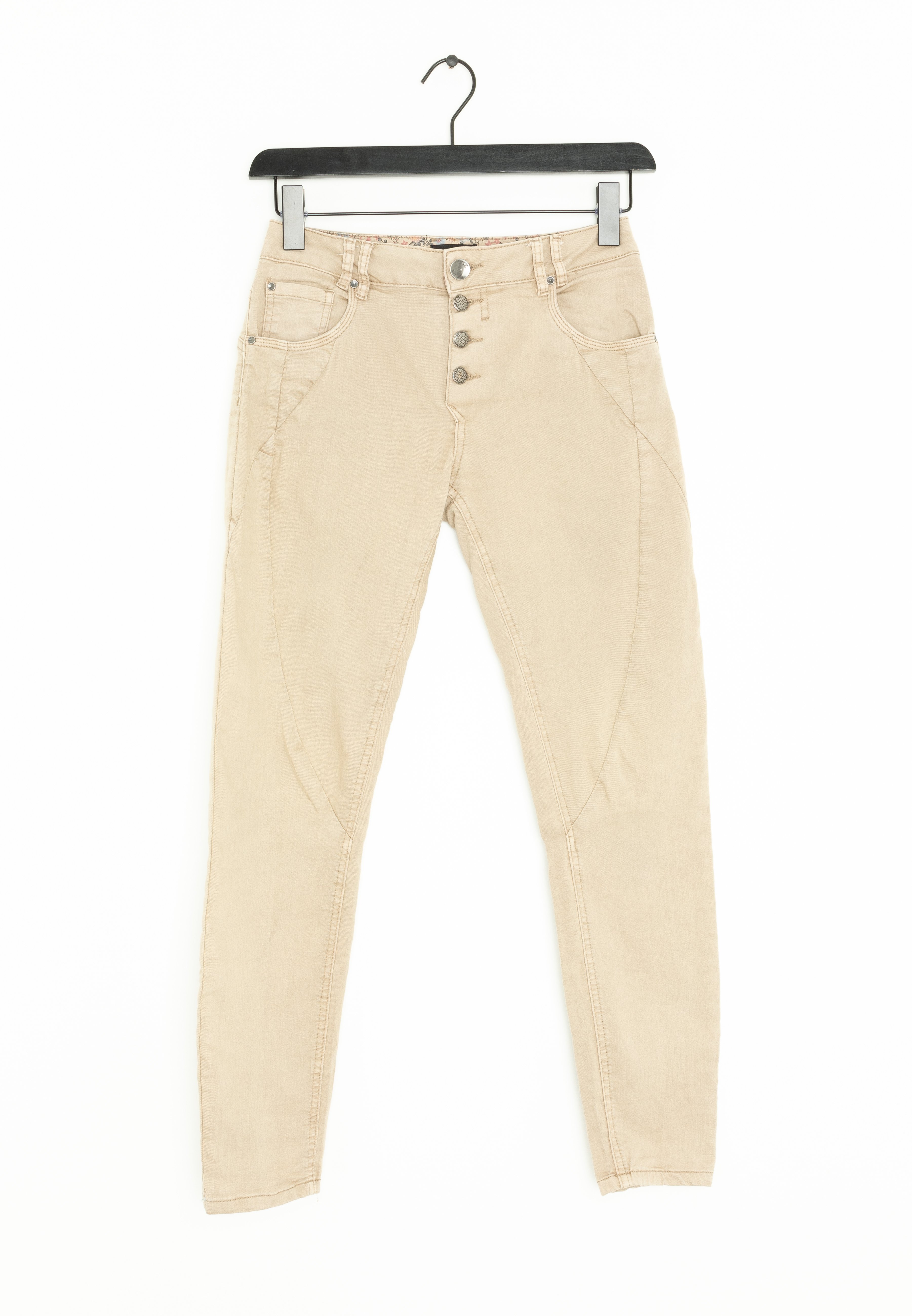 PULZ Slim fit jeans - beige - Zalando.ie