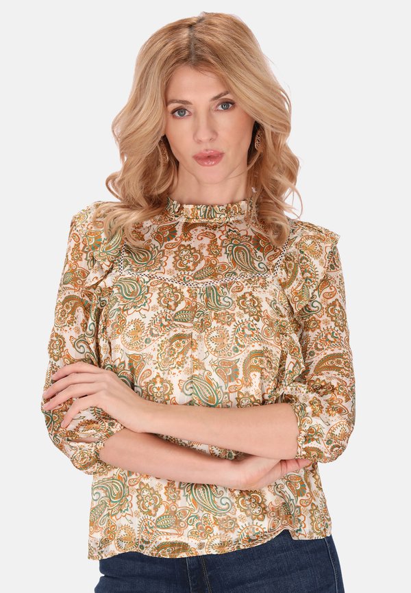 Bluse - cream multicolor