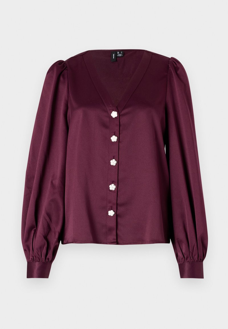 Vero Moda Overhemdblouse bordeauxrood