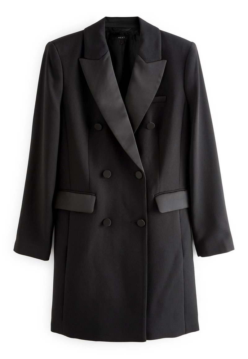 Next TAILORED DOUBLE BREASTED TUXEDO BLAZER DRESS Korte frakker