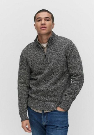 Dobber HALF ZIP - Jumper - black