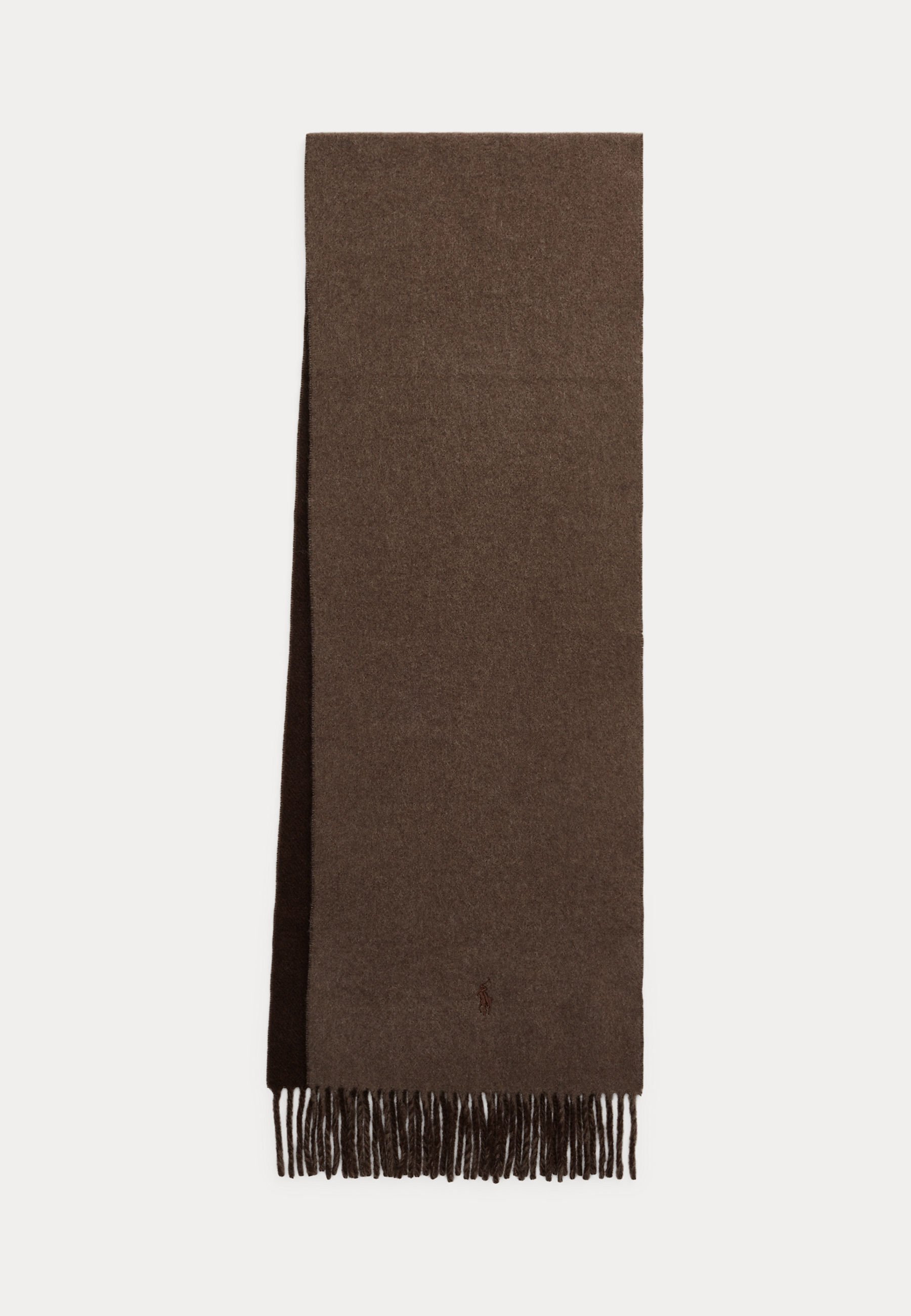 Polo Ralph Lauren FRINGE-TRIM WOOL SCARF - Scarf - nutmeg/brown