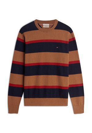 Tommy Hilfiger, Пуловер - navy blue/regatta/timeless tawny