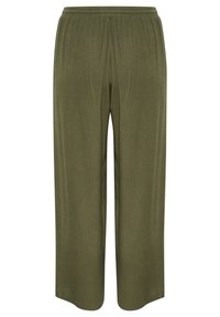 Cream Tygbyxor - dark green