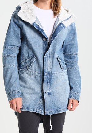 Parka - light-blue denim