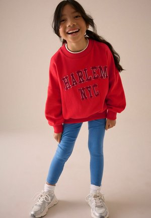 Sweatshirt - red slogan