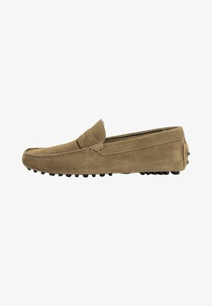 Scarosso Mocasines - beige  suede