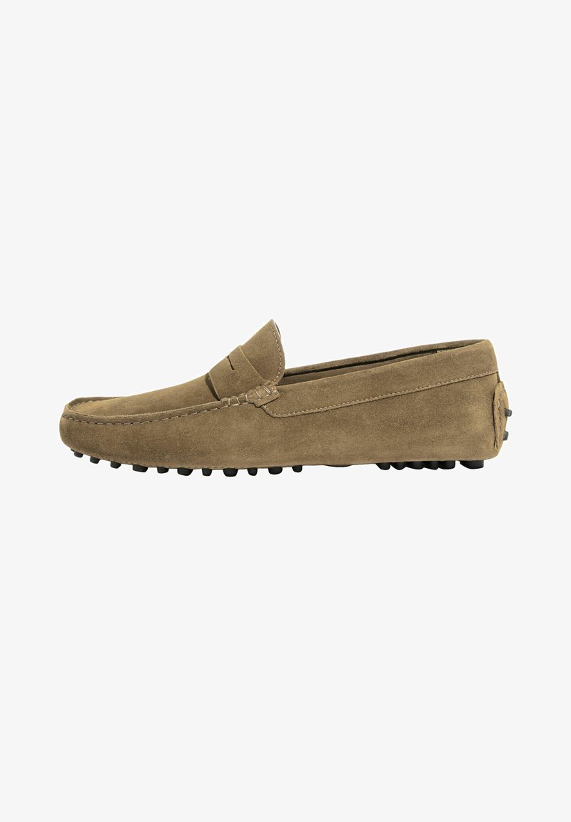 Scarosso Mokkasiner - beige suede