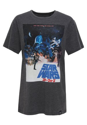 STAR WARS INTERNATIONAL POSTER - T-Shirt print - charcoal