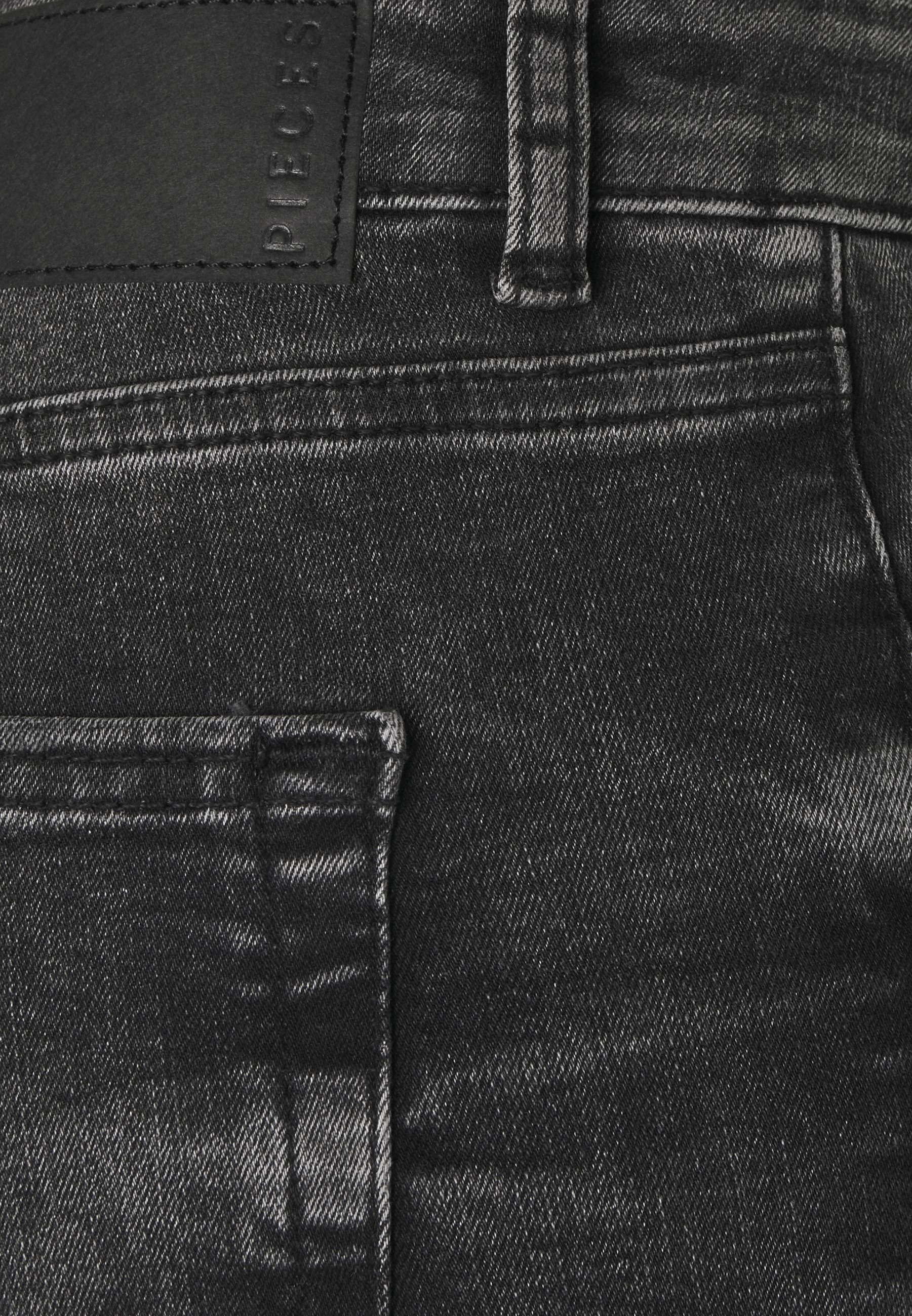 Pieces PCDELLY RAW - Jeans Skinny Fit - dark grey denim/grey denim -  Zalando.co.uk