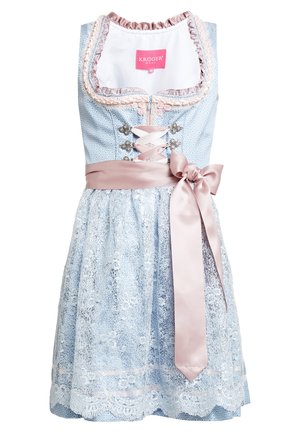Krüger Dirndl Tiroliečių moterų kostiumas - hellblau