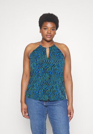 MICHAEL Michael Kors ZEBRA CHAIN HALTER - Top - royal