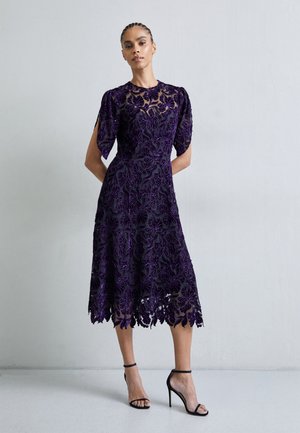 Erdem SLEEVE MIDI DRESS - Cocktailjurk - purple