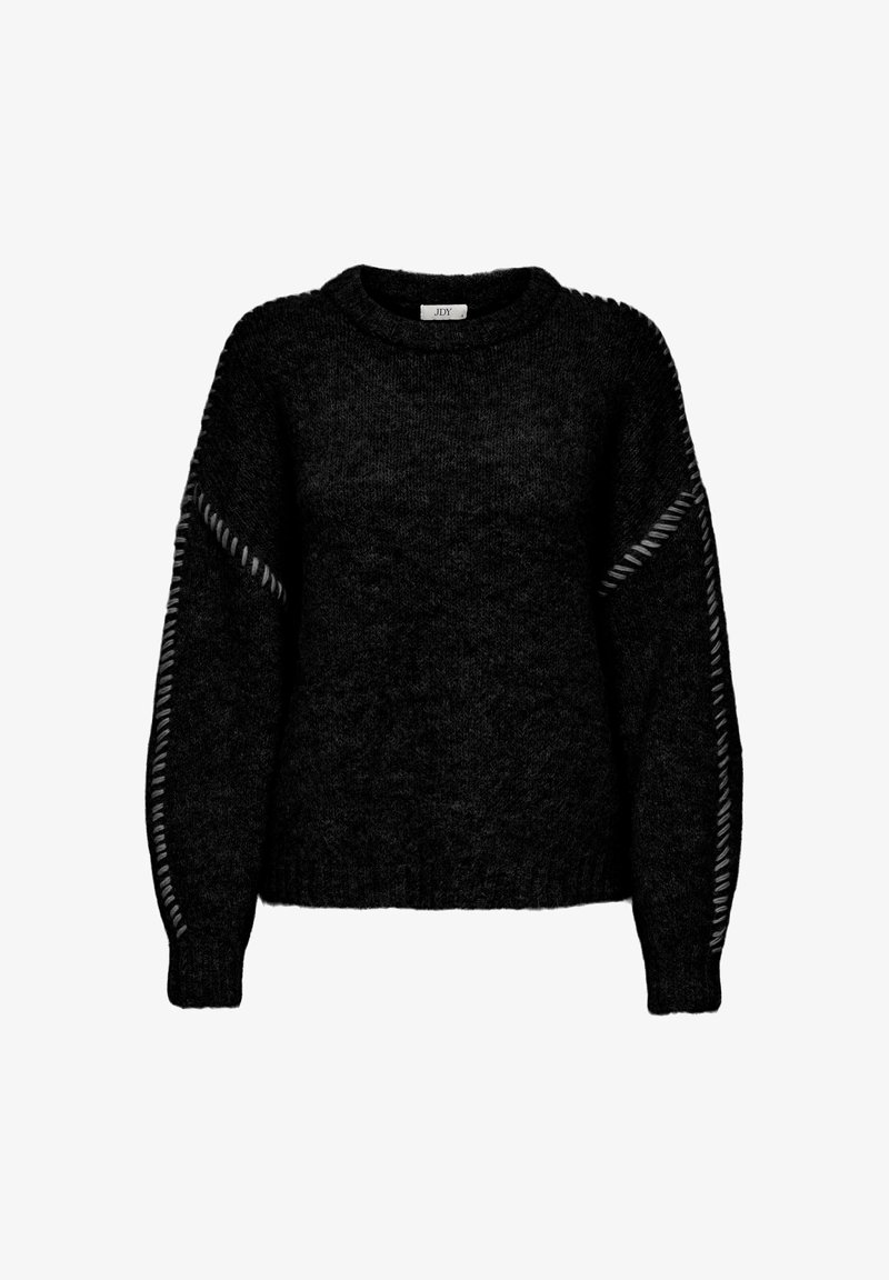 JDY JDYZOEY LIFE ON STITCH NOOS - Strickpullover - schwarz