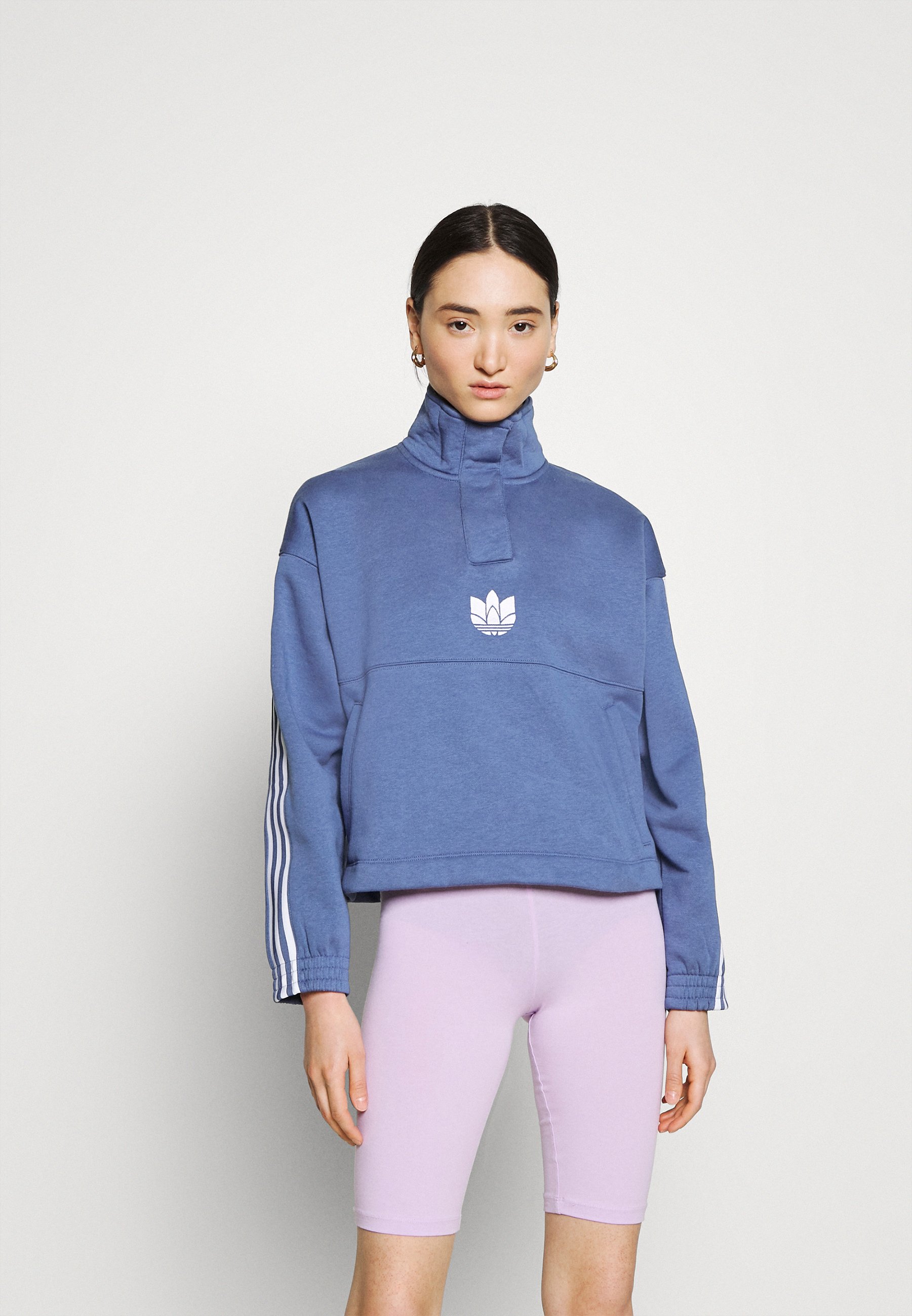 Adidas originals fleece crew sweatshirt Clearance