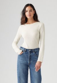 Levi's® LIGHTWEIGHT SLUB - Hosszú ujjú felső - egret