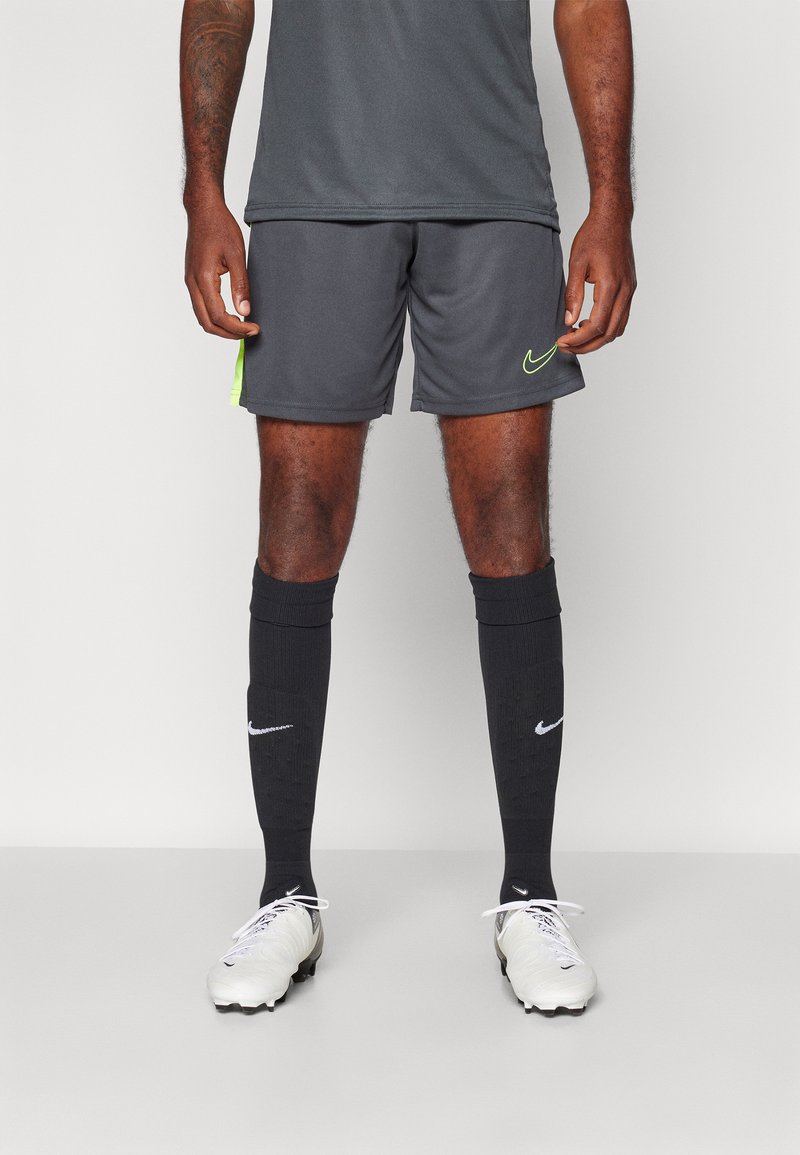 Nike Performance SHORT - Kurze Sporthose - anthracite/volt