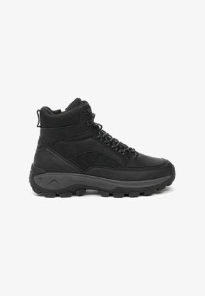 Lace-up ankle boots - black