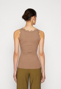 Rosemunde BABETTE U NECK - Top - dark sand