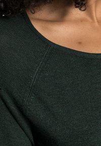 ONLY ONLMILA LACY L S LONG  - Camisola - green gables melange