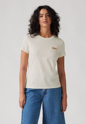 THE PERFECT TEE - Tricou cu imprimeu - egret