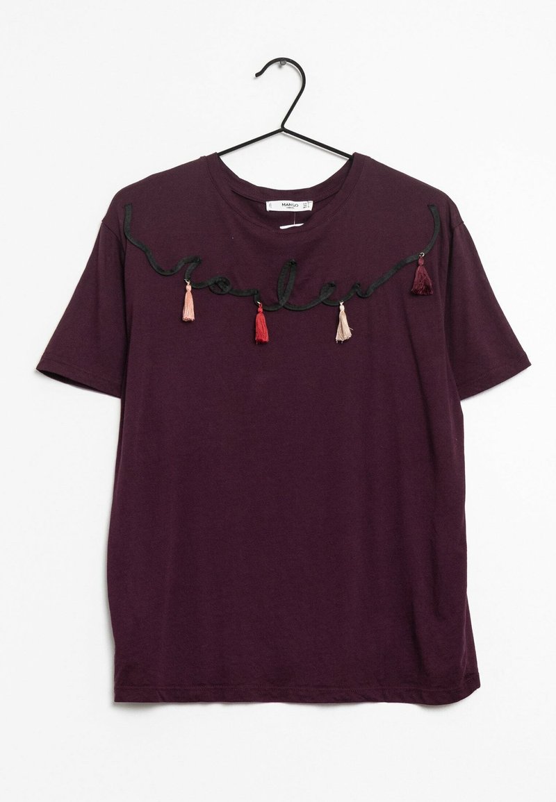 Mango - T-shirt imprimé - red, Agrandir