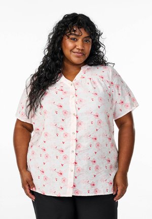 Blouse - rose flower aop