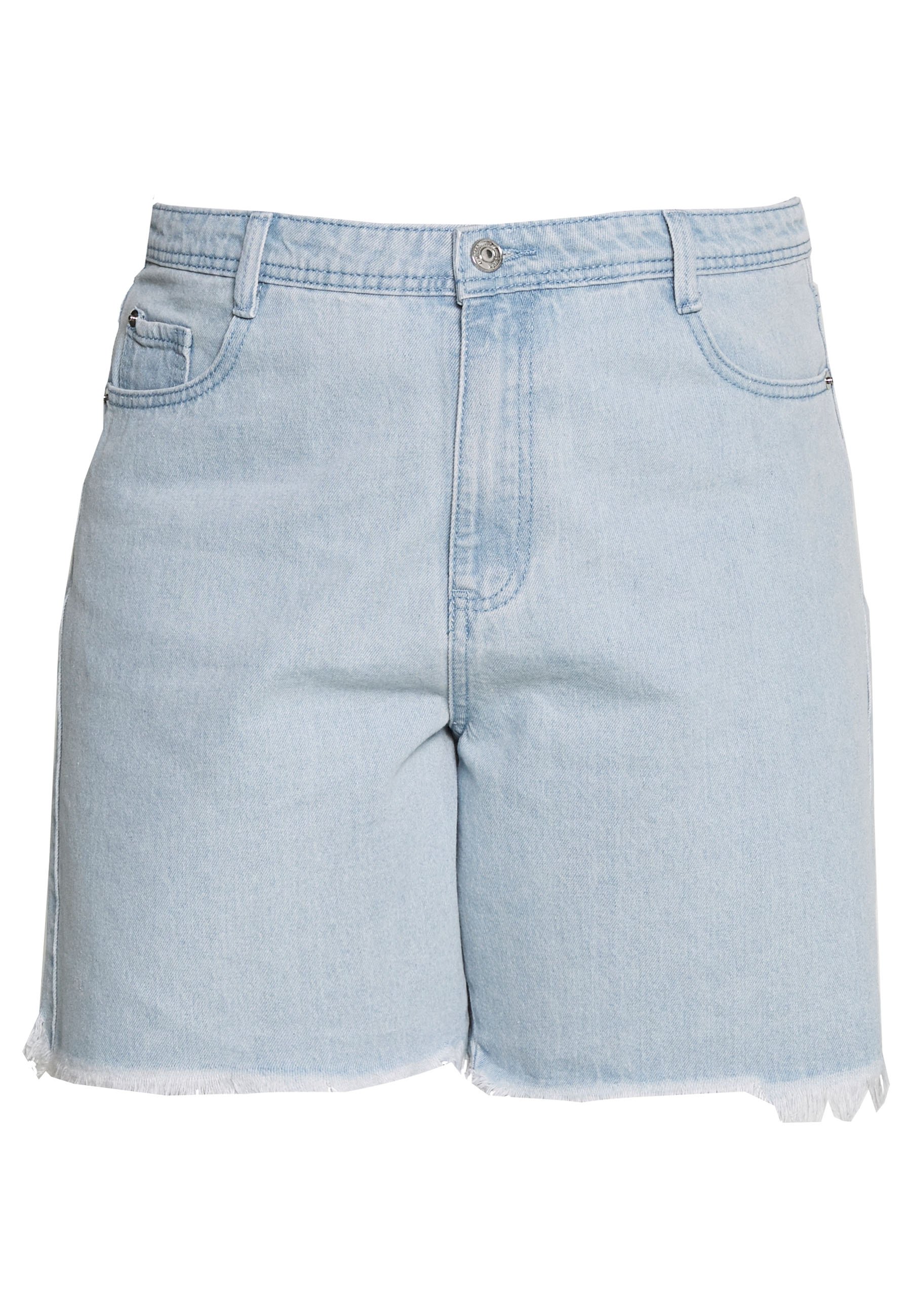 LINE - Denim shorts - stonewash 