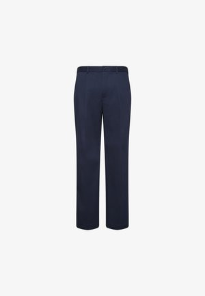 Calvin Klein, PLEATED CHINO - Trousers - dark sapphire