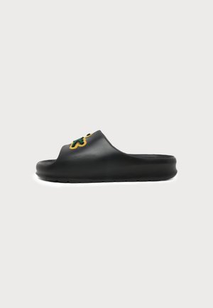 Lacoste, SERVE SLIDE - Chanclas de baño - black