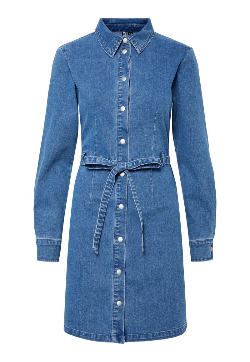 Pieces Blousejurk lichtblauw denim